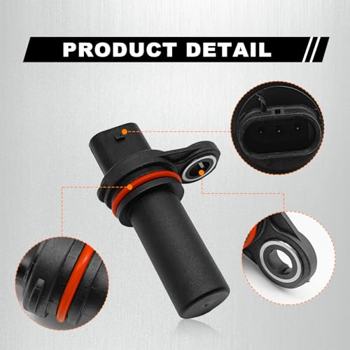NOTISH Engine Crankshaft Position Sensor, Crank Engine Sensor Compatible with Chrysler 200 Sebring Dodge Caliber Avenger Journey Ram 1500 Viper V10 Compass Patriot 5033307AA 5033307AC