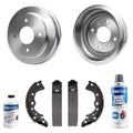 Detroit Axle - REAR Brake Kit for 2001-2006 Nissan Sentra Brake Drums Brakes Shoes 2002 2003 2004 2005 Replacement