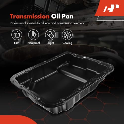 A-Premium Transmission Oil Pan Compatible with Chevy Silverado 1500, Tahoe, Suburban 2500, Express 3500 & GMC Sierra 1500, Yukon & Cadillac Escalade & Buick Rainier & Hummer & Isuzu & Saab & Pontiac