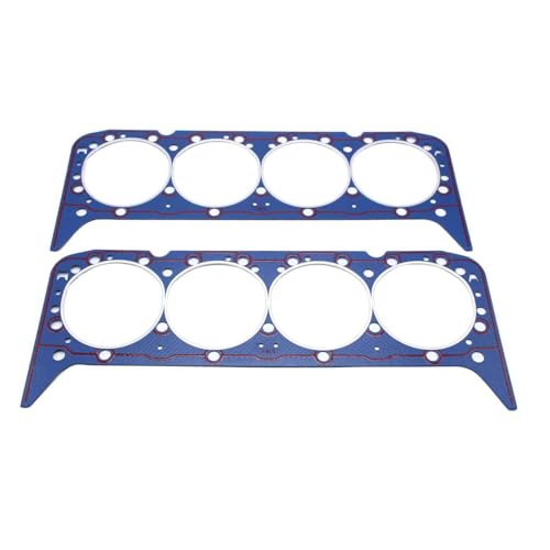 Engine Full Set Overhaul Gasket Set Compatible for Chevrolet SBC 283 302 307 327 350 5.7L 2 PC