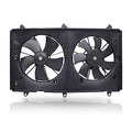 PartsFlow Radiator Cooling Fan Assembly Compatible with 2003 2004 2005 2006 2007 Honda Accord (DX Sedan&EX Coupe&EX Sedan&LX Coupe&LX Sedan) 2.4L 620-225