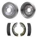 Detroit Axle - Rear Brake Drum Kit for 1992-2000 Honda Civic 1986-1989 Accord 1997-2000 Acura EL 2007-2008 Fit Drums Brakes Shoes Replacement