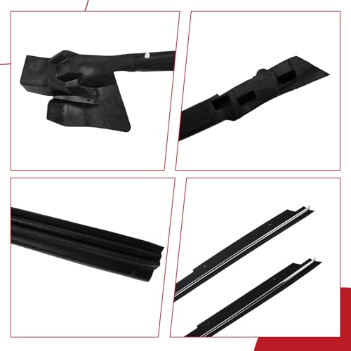 HRepair Weatherstripping Seal Kit,Window Molding Trunk Seal Weatherstripping Kit,fits for Chevy Monte Carlo 1983-1988丨Replaces#128555(9-PCS)