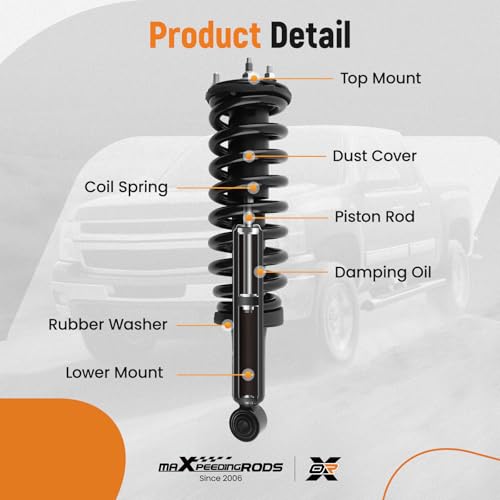 maXpeedingrods 2Pc Front Strutss for Toyota Sequoia 2001-2007