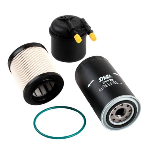Doc's Diesel Filter Kit DFD4615+D6128 | Compatible with Ford 6.7L Powerstroke F250, F350, F450, F550 2011-2016 | Replaces FD4615, FL2051