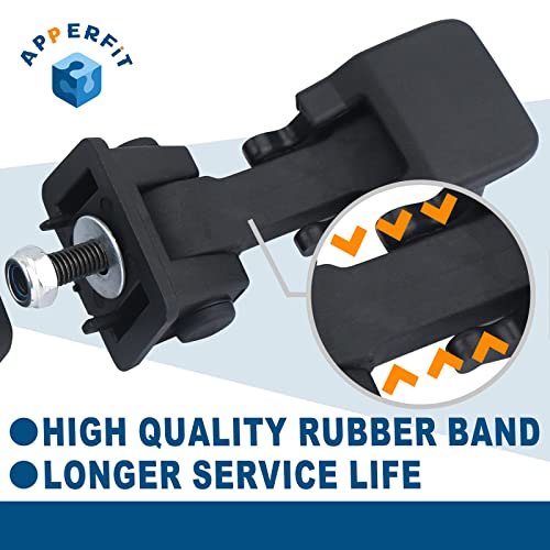 Hood Latch w/Catch Bracket & Rubber Strap 55395653AG Compatible with Jeep Wrangler JK JKU 2007 2008 2009 2010 2011 2012 2013 2014 2015 2016 2017 Hood Hold Down Clip Parts