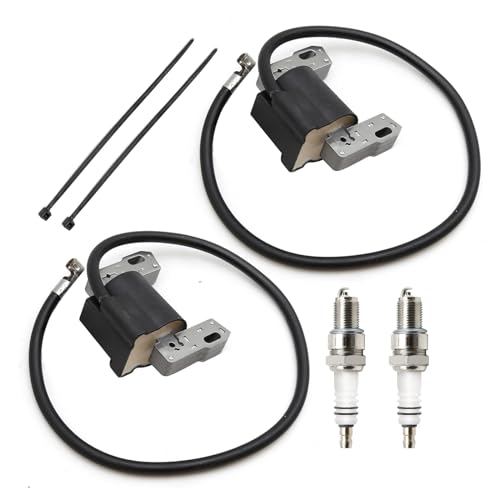 VIKKSAER 2 Pcs Ignition Coils 592846 Replacement for BS 18-22HP Intek V-Twin Engines, Compatible with OE Numbers 691060 799651 499447 401577, Good Performance Ignition System Parts