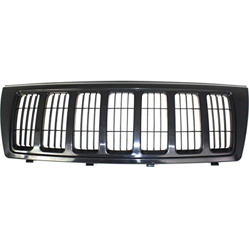 Part Synergy Replacement for Jeep Grand Cherokee 2004 Grille Black