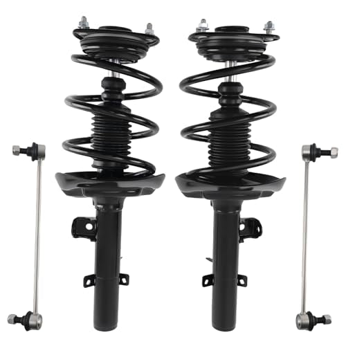 maXpeedingrods 4Pcs Front Struts & Sway Bar Link for Honda Accord 2.4L 2013-2017, 172970 172971 Shock Absorbers Struts with Coil Spring Assembly K750650 K750651