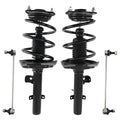 maXpeedingrods 4Pcs Front Struts & Sway Bar Link for Honda Accord 2.4L 2013-2017, 172970 172971 Shock Absorbers Struts with Coil Spring Assembly K750650 K750651