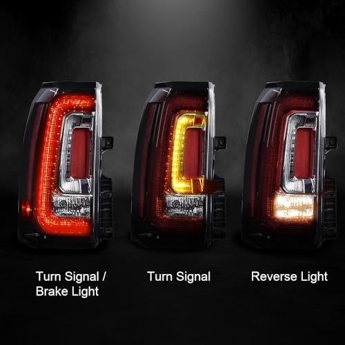 G-PLUS LED Bar Tail Lights Fit 2015-2020 GMC Yukon