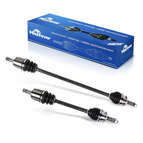 MAXFAVOR CV Axle Joint Assembly Front Compatible with Honda Civic 2006 2007 2008 2009 2010 2011 EXL LX-S DX EX EX-L GX LX Sedan Coupe Auto Trans 1.8L I4 w/AT FWD, CV Axle Shaft Front Left Right Side