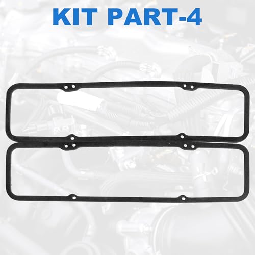 Tyrigion 260-1045 Full Engine Gasket Set, 1955-1980 SBC 283 302 307 327 350 V8 Gasket Kit for Chevy C10 C20 Caprice Impala for Buick Century Skylark for Olds