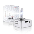 Sinoparcel D5S HID Headlight Bulb with Integrated Ballast - 6000K 35W Xenon Replacement High Low Beam Bulb - Pack of 1
