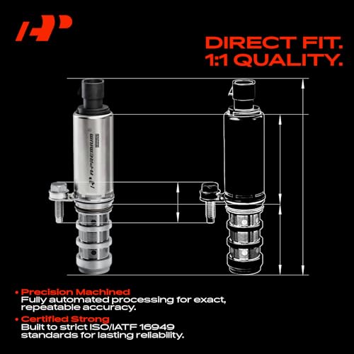 A-Premium VVT Intake & Exhaust Camshaft Position Actuator Solenoid Valve Kit Compatible with Chevy GMC Equinox Malibu Cobalt HHR Terrain Buick Pontiac Saturn 2.0L 2.2L 2.4L Replaces# 12655421 12655420