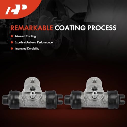 A-Premium Rear Drum Brake Wheel Cylinder Compatible with Select Volkswagen Models - Beetle 1968-1978, Super Beetle 1971-1978, Karmann Ghia 1968-1974, 2-PC Set - Replace# 113611053B