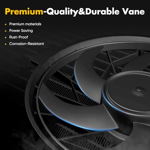 OCPTY Radiator Cooling Fan Fit for Buick Regal/Chevy Impala 2014-2017 /Chevrolet Malibu 2013-2016 2014 2015 16 Engine Radiator Cooling Fan Assembly Replace 620-659 622850 674-01058 620659 Replacement