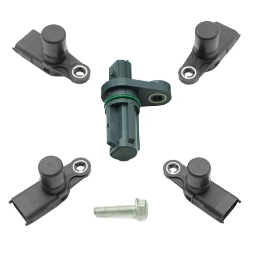 JSNOOKN Engine Camshaft and Crankshaft Position Sensor Kit for Buick Enclave Cadillac ATS CTS SRX Chevrolet Camaro Equinox Impala Malibu Traverse GMC Acadia Terrain Canyon