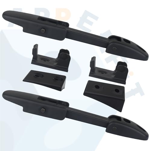 Mack Hood Latch Strap w/Catch Bracket Left Driver & Right Passenger Side Black Compatible with Mack Truck Granite Pinnacle Vision CH CHN CV CX CHU CXN CXU Hood Accessories Parts