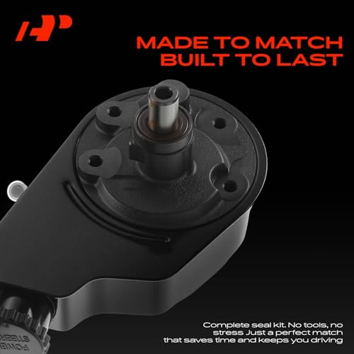 A-Premium Power Steering Pump, with Reservoir, Compatible with Chevrolet & GMC -2001-2010- Silverado 2500 HD Classic, Silverado 3500 HD, Sierra 2500 HD Classic, Sierra 3500 Classic, Sierra 3500