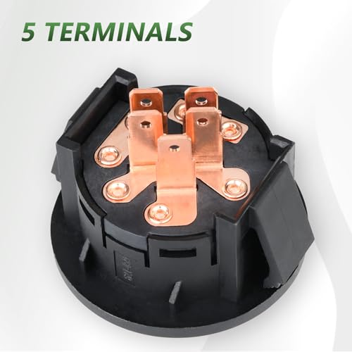 Ignition Switch 3 Postion for ExMark Toro 117-2221 137-4100 Z Master Time Cutter SS ZS Series Titan Lazer Z Quest Next Lazer Z Zero Turn Lawn Mower