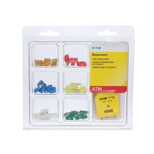 Automotive Fuse Kit, ATM Series, 42 Fuses Included, K Class, 5 to 30A, Not Rated - 1 Each