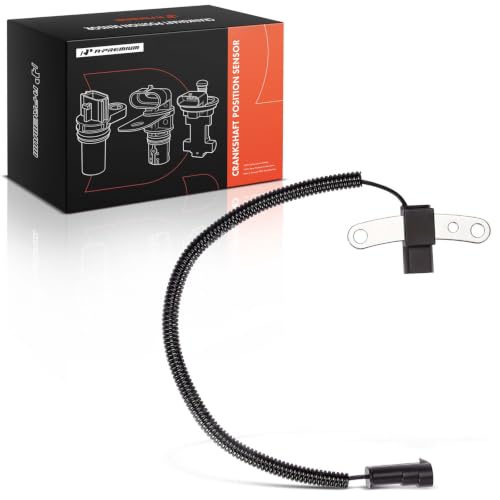 A-Premium Engine Crankshaft Position Sensor Compatible with Jeep & Dodge Models - Grand Cherokee 1993-1996, Wrangler 1993-1995, Cherokee 1993-1996, Dakota 1996, 2.5L 4.0L, Replace# 56026882, 56026921