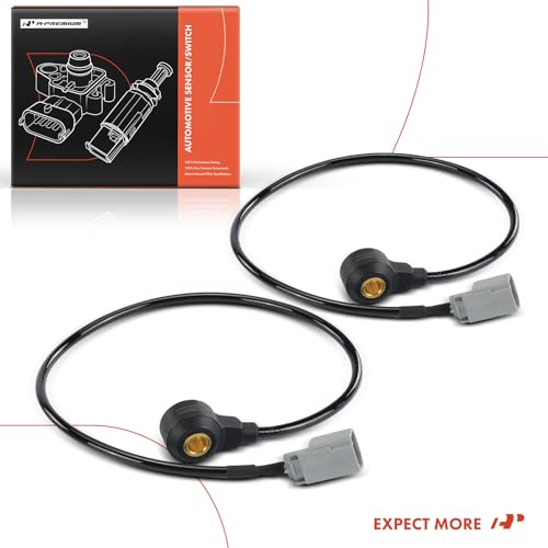 A-Premium Ignition Knock Detonation Sensor Compatible with Ford F-150, F-250 F-350 Super Duty, Fusion, Mustang, Expedition, Escape, Excursion & Lincoln Navigator, Mark LT & Mercury Mariner, 2-PC Set
