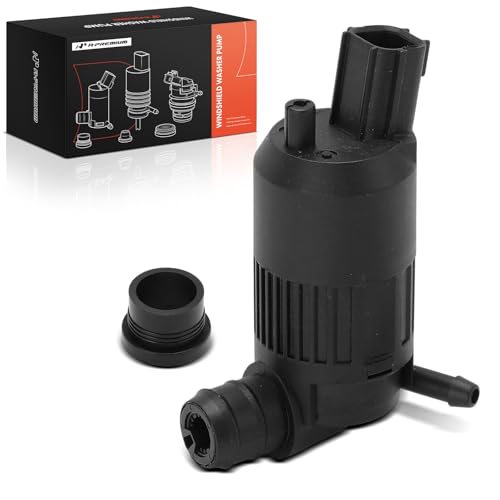 A-Premium Front Windshield Washer Pump Compatible with Ford F-150 Lightning, F-250 F-350 Super Duty, Fusion, Taurus, Ranger, Police Interceptor Sedan & Lincoln MKZ, MKS, Continental & Mercury Sable