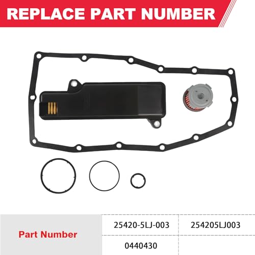 044-0430 Transmission Filter Oil Pan Gasket Kit Replaces 25420-5LJ-003