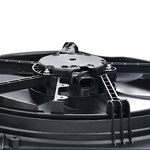Radiator Cooling Fan Assembly Compatible with Nissan Rogue Sport 2017 2018 2019 2020 2021 2022 2.0L # 214816MA0A