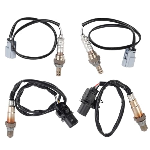 Dasbecan Oxygen Sensor 4PCS Compatible with 2011-2014 Ford F150 F-150 5.0L 6.2L 234-5113 234-5076 234-4494 O2 Sensor Left Right Upstream & Downstream
