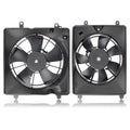 AUTOKAY Radiator Cooling Fan, AC Condenser Radiator Cooling Fan for Civic 2012-2015 Replace HO3115159 HO3115158