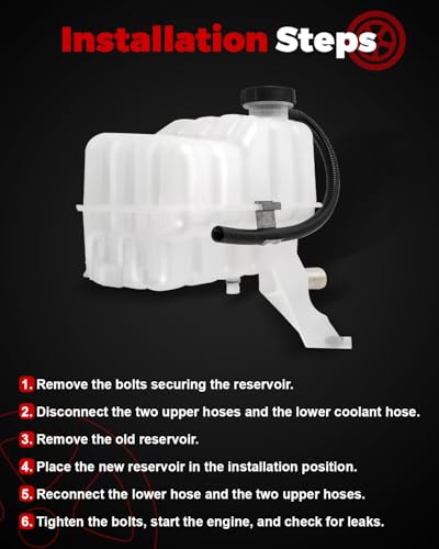 603-102 Coolant Reservoir Tank with Sensor & Cap Compatible with 1999-2006 Silverado 1500, 2000-2006 Suburban Tahoe, 2002-2006 Escalade, 1999-2006 Yukon Sierra, 2003-2009 H2 Replace 15203949 19353731