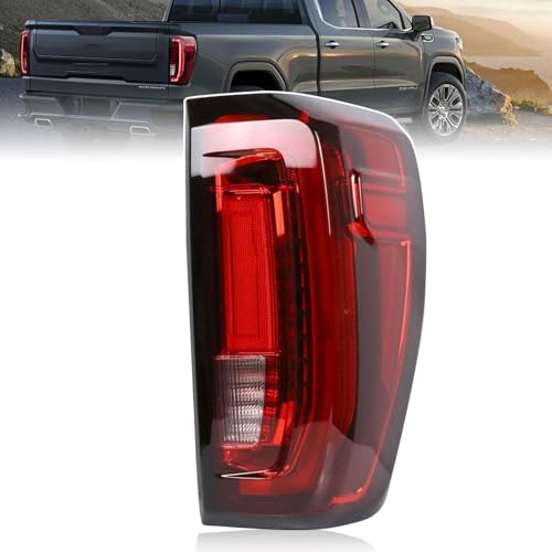 Lochnchn LED Tail Light Assembly Compatible with 2019-2025 GMC Sierra 1500/2500HD/3500HD,Right Passenger Side Taillights Rear Lamp with Brake Light Replace# 84565922 GM2801310