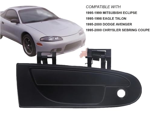 APA Replacement Exterior Front Door Handle for 95-99 Eclipse 95-00 Sebring Avenger 95-98 Talon Passenger Right RH Side MI1311110 MB913152
