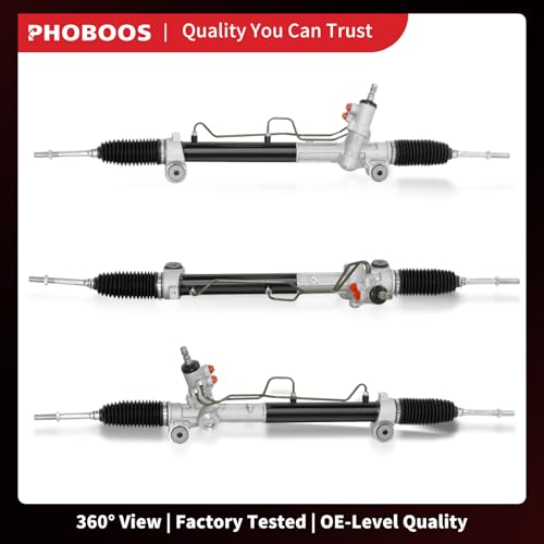 PHOBOOS Hydraulic Power Steering Rack and Pinion Assembly Compatible with Toyota Camry 2007-2011, Avalon 2005-2012 & Lexus ES350 2007-2012, New Unit, Leak Resistance, Direct Fit, Ref.97-2630, 26-2630