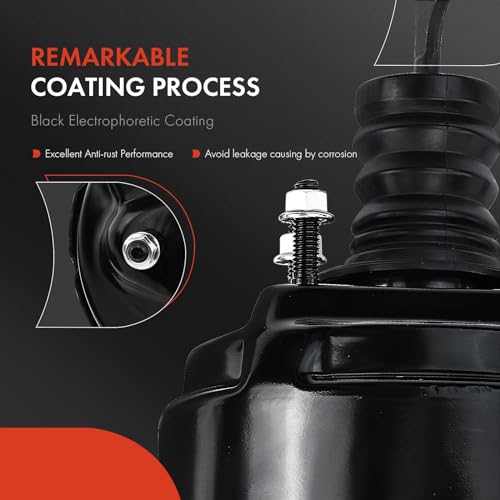 A-Premium Vacuum Power Brake Booster Compatible with Ford Mustang 1984-1993, Fairmont 1981-1983, Granada 1981-1982, LTD, Thunderbird & Mercury Capri, Cougar, Marquis, Zephyr, Without Master Cylinder