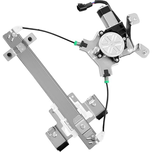 XIMAKA Rear Passenger Side Power Window Regulator with Motor (2 Pins) Fit for 2007-2014 Cadillac Escalade Chevrolet Tahoe Gmc Yukon, 741-391