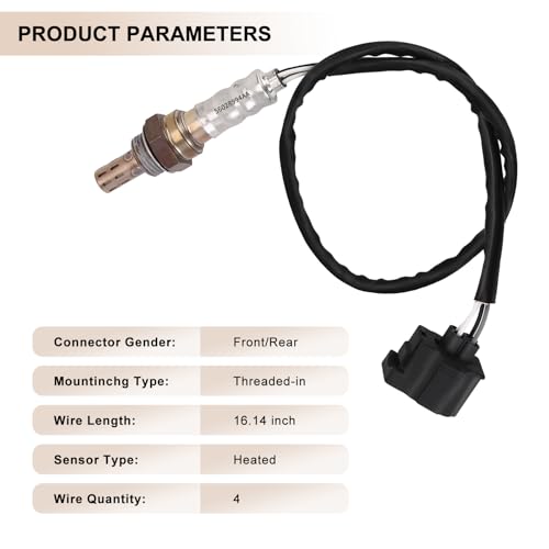 Oxygen O2 Sensor Upstream Downstream for Chry 300, for Dodge Challenger Charger Dakota Durango Grand Caravan Journey Neon Nitro, for Jeep Commander Grand Cherokee Wrangler JK 56028994AA, 56028994AB