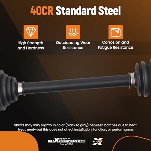 maXpeedingrods Front CV Axle Shaft Assembly for Honda Civic 2006 2007 2008 2009 2010 2011 2012 2013 2014 2015, L4 1.8L Automatic Transmission, Left Driver Side, Replace# 44306SNA000, 44306SNA900