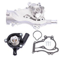 YBDDZH Water Pump Thermostat Kit Compatible with 2013-2020 Encore & 2011-2016 Cruze & 2012-2020 Sonic & 2013-2020 Trax L4 1.4L Turbocharged Engine, Replaces OE AW6662 25192709 55565336 902808 34709