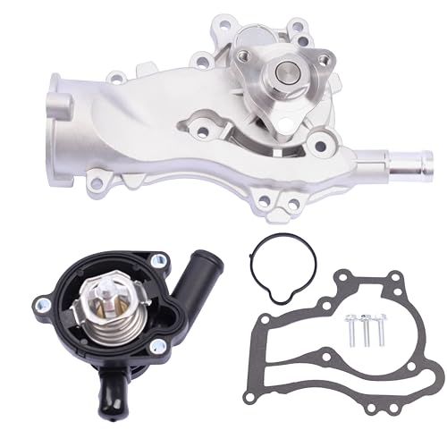 YBDDZH Water Pump Thermostat Kit Compatible with 2013-2020 Encore & 2011-2016 Cruze & 2012-2020 Sonic & 2013-2020 Trax L4 1.4L Turbocharged Engine, Replaces OE AW6662 25192709 55565336 902808 34709