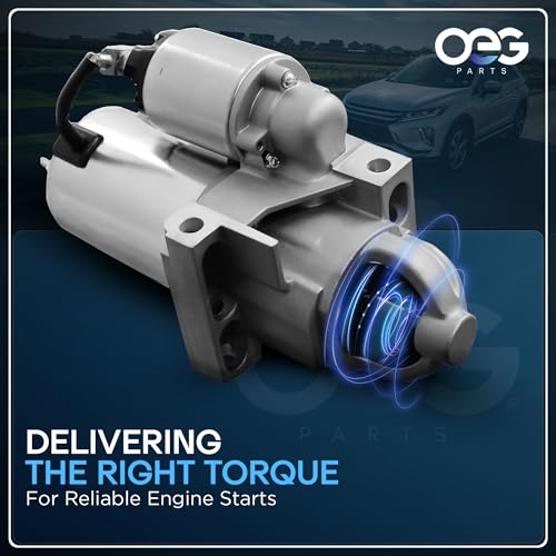 OEG Parts New Starter Compatible with Dodge RAM 5.7L 1500 2500 3500 4000 2009-2010 & Durango 2011-23, Compatible with Jeep Commander 09-10, Grand Cherokee 09-2021 56044736A, M000T23271, R6044736AC