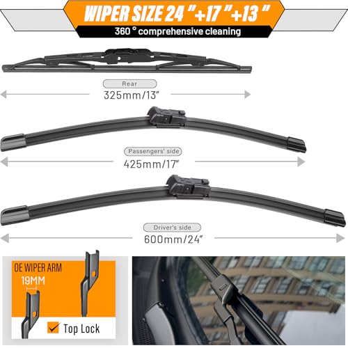 OEM Windshield Wiper Blade Replacement for GMC Terrain Chevy Equinox