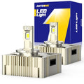 AUTOONE D5S Bulb, 12 Times Brighter D5S D5R Bulb, 3 Min Quick Install, 20 Years Lifespan, No Flicker
