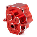 RCLIONS Aluminum Transmission Housing Gearbox Case for TRX4M 1/18th RC Crawler Car Upgrade Parts Accessories (Red)