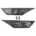 AUTOKAY Side Marker Lamp Turn Signal Light W/Led Bulbs Fits for Honda Civic 2016-2021-Smoke