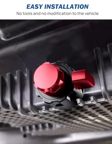 JOYTUTUS Oil Drain Plug Compatible with 2015-2024 F150 2.7L 5.0L Raptor Mustang, 2021-2024 Bronco V6 Oil Drain Valve, Replace BC3Z-6730-A, FT4Z-6730-A, KX6Z-6730-B (Only Fit Plastic Oil Plug Model)