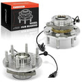 A-Premium 2 x Front Wheel Bearing Hub Assembly Compatible with 4WD Chevy Tahoe Silverado 1500 Suburban Avalanche, Cadillac Escalade ESV EXT, GMC Sierra Yukon XL 1500, with 6-Lug & ABS